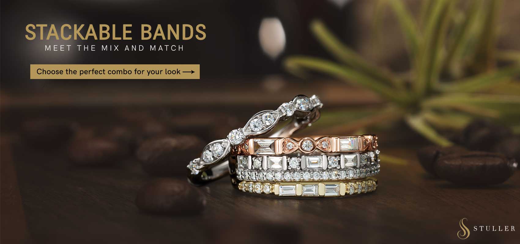 Stackable Bands Available At Andress Jewelry